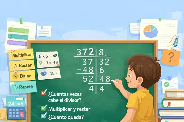 Aprende el Algoritmo de la División Paso a Paso