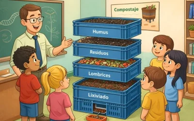 Vermicompostaje Escolar con Enfoque STEM+